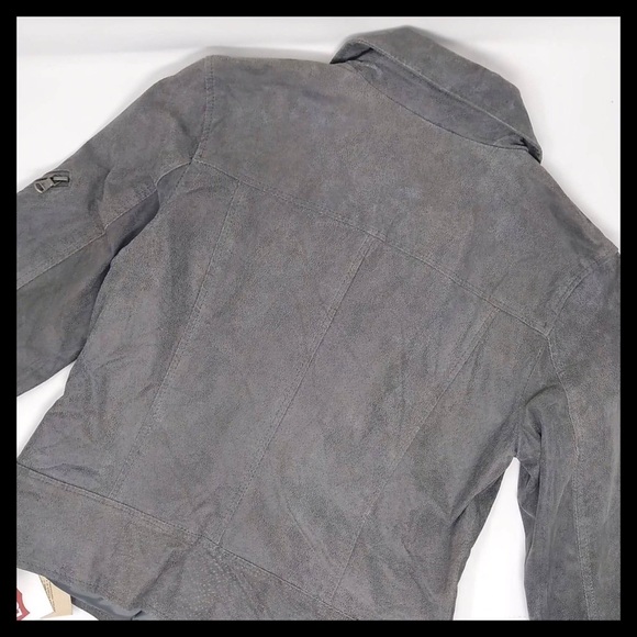 LEVI’S Leather Suede Asymmetrical 
Moto Jacket - Picture 3 of 6